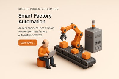 Robotic Process Automation in Smart Factory 3D Scene