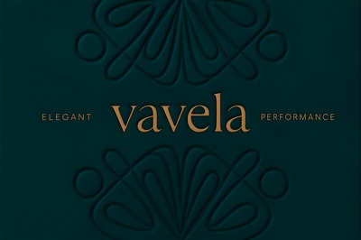 Elegant 3D Patterns with Text on Dark Background