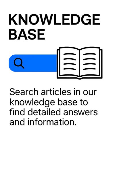 Knowledge Base Search Interface Graphic