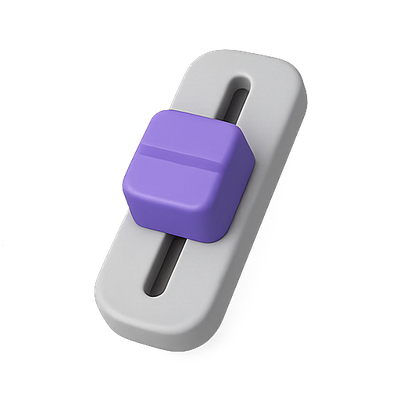 Stylized Slider Control in Modern Design