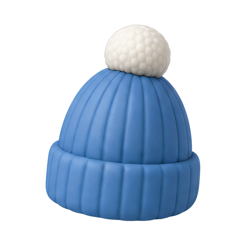 Cozy wool beanie with pompom