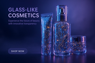 High-Tech Cosmetic Packaging with LED Display