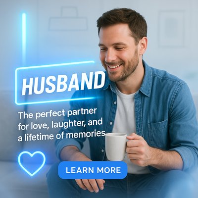 Promotional Graphic Highlighting the Role of a Husband