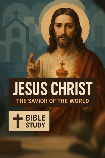 Religious Illustration Featuring Jesus Christ for Bible Study
