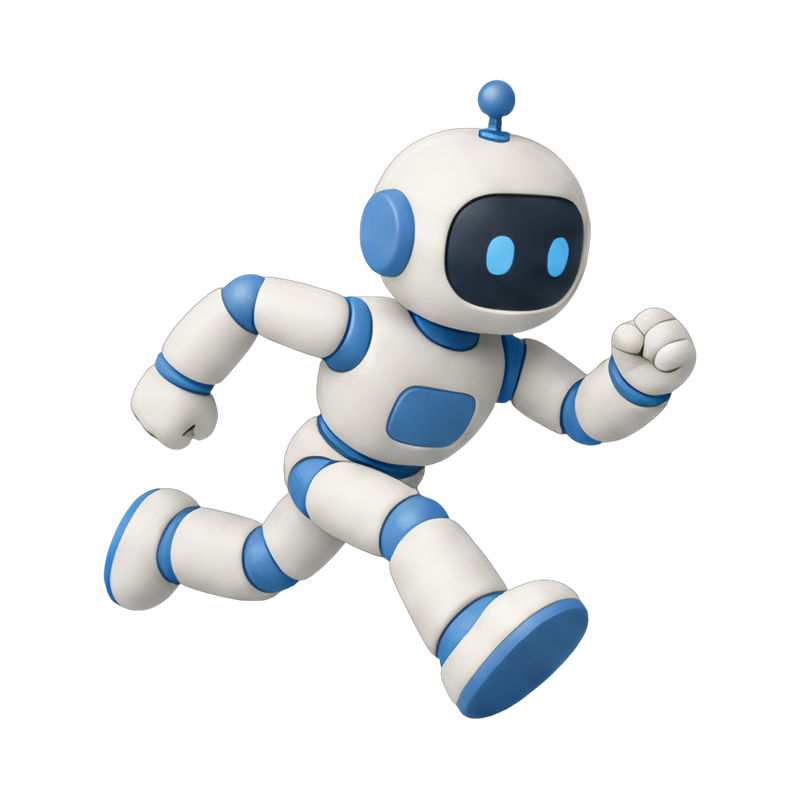 humanoid robot in motion