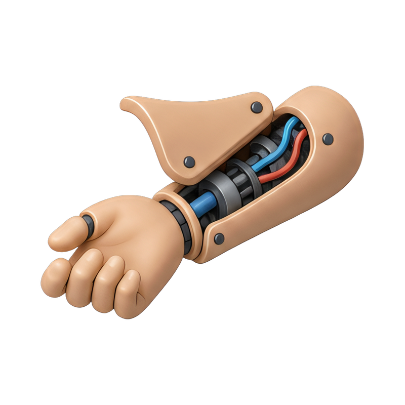 realistic synthetic skin arm