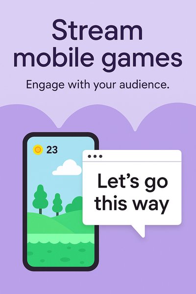 Mobile Gaming Streaming Promotion Graphic