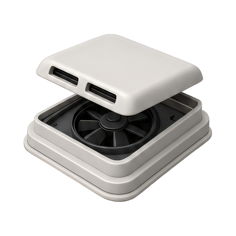 Versatile van roof vent fan