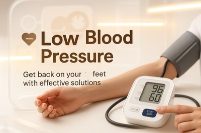 Health Awareness Graphic on Low Blood Pressure Solutions
