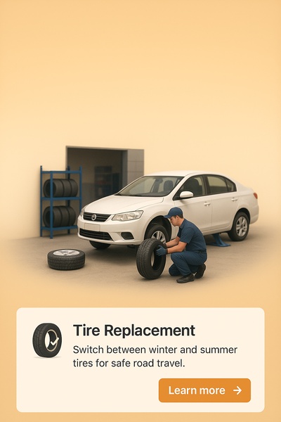 Seasonal Tire Replacement for Safe Travel