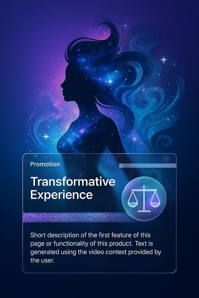 Cosmic Goddess Silhouette in Galaxy Background