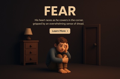 3D Scene Representing Fear with Realistic Details