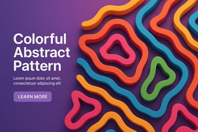 Vibrant Abstract Pattern Graphic for Modern Design