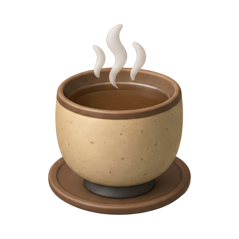Hojicha roasted tea in cup