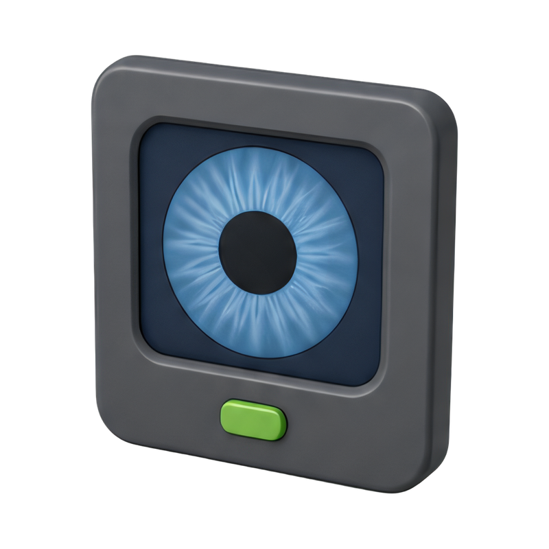 Iris scanner technology panel