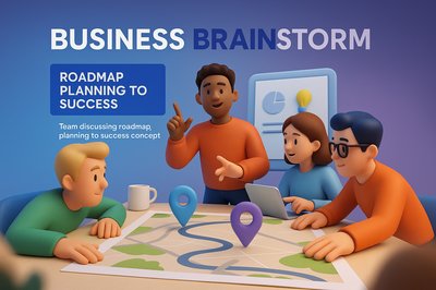 Dynamic Business Strategy Brainstorming Session