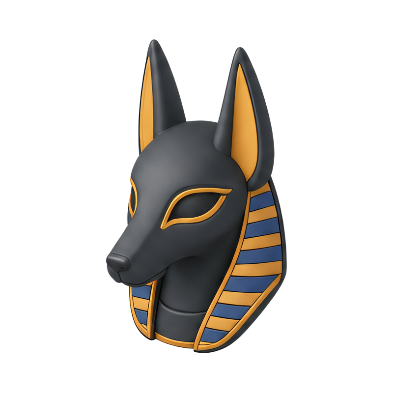ancient anubis jackal mask