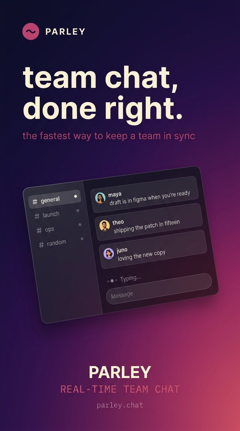 3D team chat interface mockup