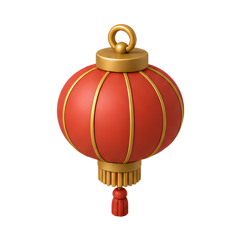 Round Chinese silk lantern
