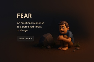 A Distinct Perspective on Fear in 3D Art