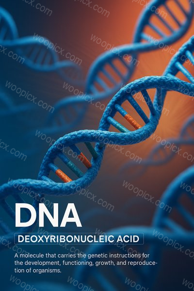 Detailed Illustration of DNA Structure and Function