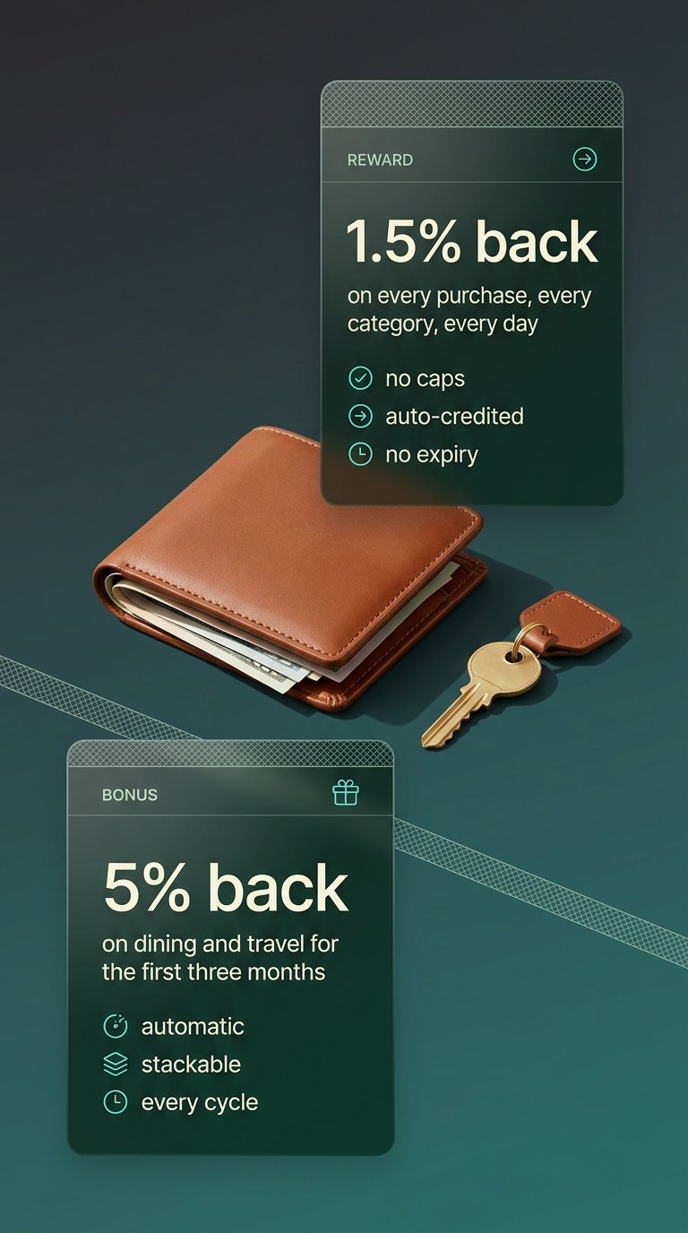 Sleek tech wallet design