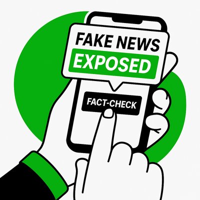 Illustrative Graphic on Fact-Checking Fake News