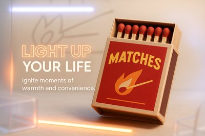 Creative Matchbox Design Promoting Warmth and Convenience