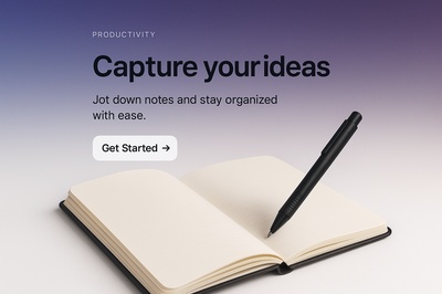 Minimalistic Website Design for Productivity