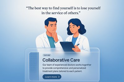 3D Medical Web Page Design with Collaborative Care Feature