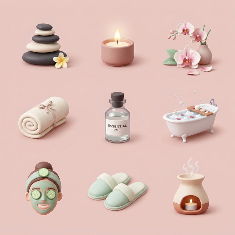 relaxing spa clay treatment