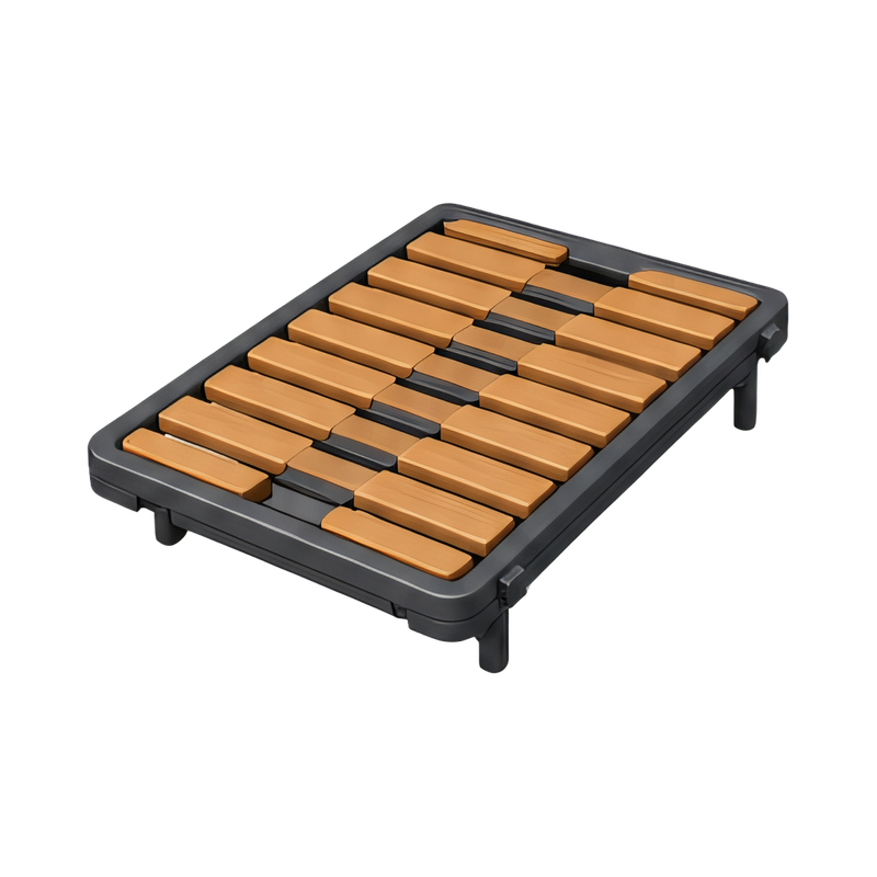 wooden bed slats for support