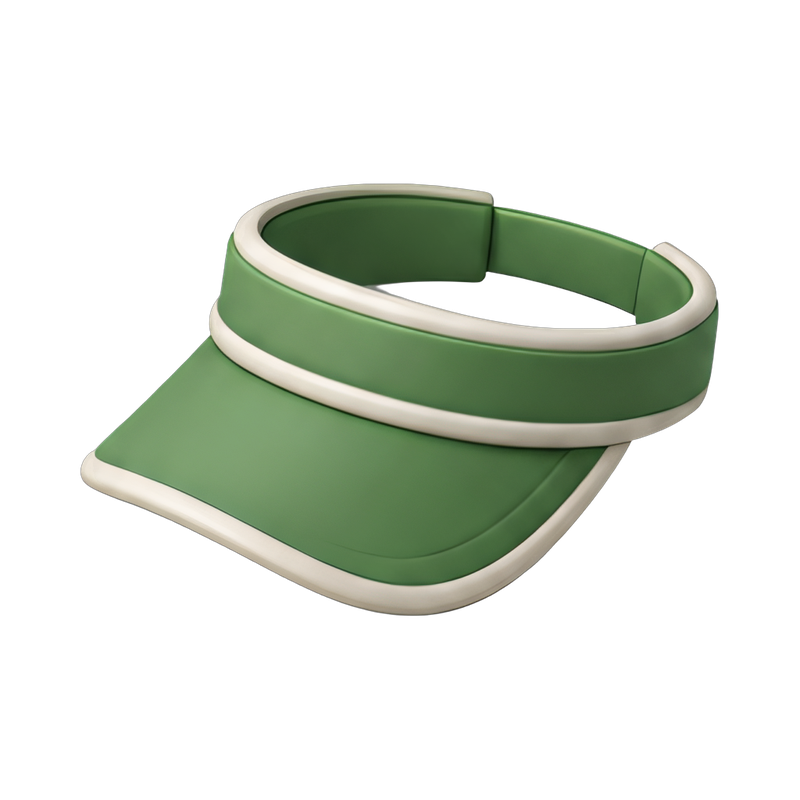 Green visor for car dealership