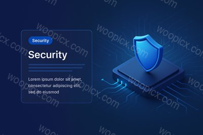 Abstract Digital Circuit Board Wallpaper with Security Theme