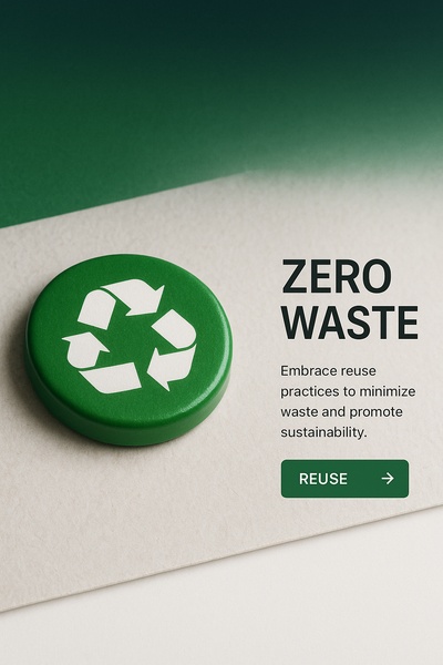 Eco-Friendly Web Design with Zero Waste Concept