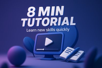 3D Rendered Tutorial Graphic for Skill Learning