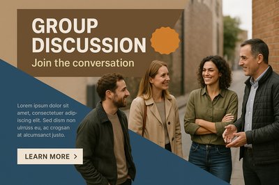Urban Conversation: Engaging Group Discussion in a Dynamic Setting