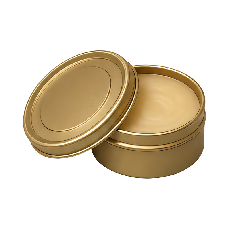 vintage paste tin container