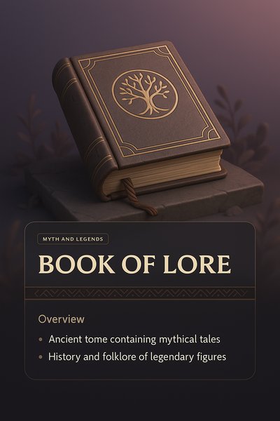 Book of Lore - Ancient Myths and Legends Illustrated