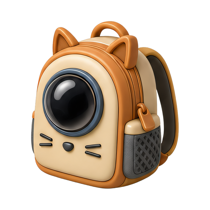 Cat backpack with bubble window
