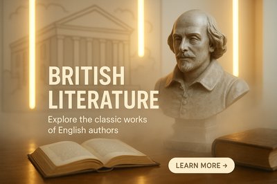 Promotional Banner for British Literature Exploration