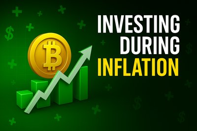 Investment Graphic Highlighting Bitcoin During Inflation