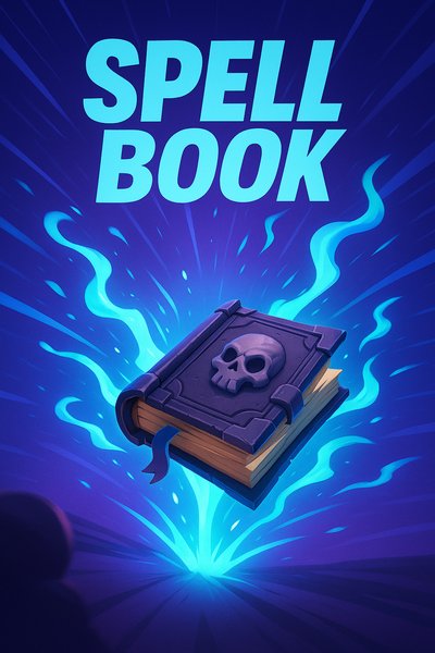Dynamic and Engaging Spell Book Design with Visual Effects