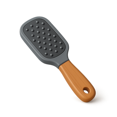 3D Foot Scraper Icon with Stylish Design