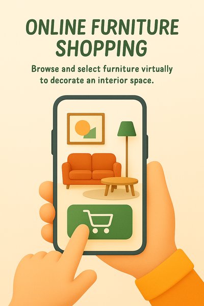 Illustrative Concept for Online Furniture Shopping Experience
