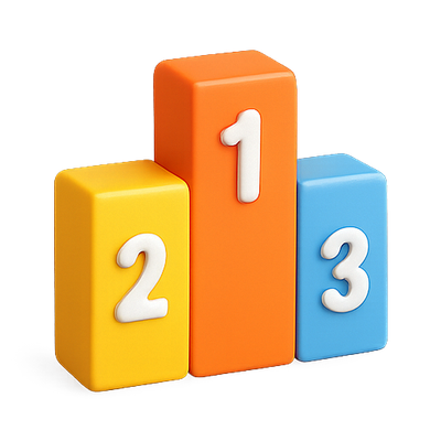 Colorful 3D Number Blocks for Educational Use