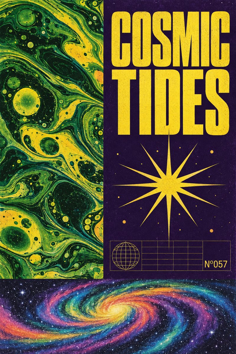 Cosmic tides gig poster