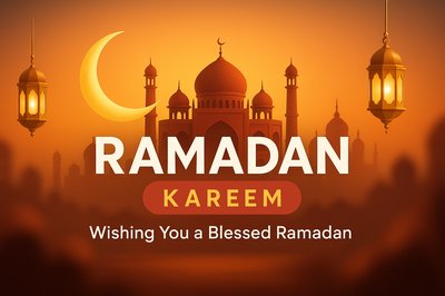 Festive Ramadan Greeting Card Design with Islamic Motifs