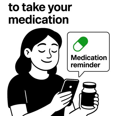 Illustrative Graphic for Medication Reminders