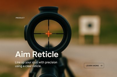 Stylish Aim Reticle Design for Precision Shooting